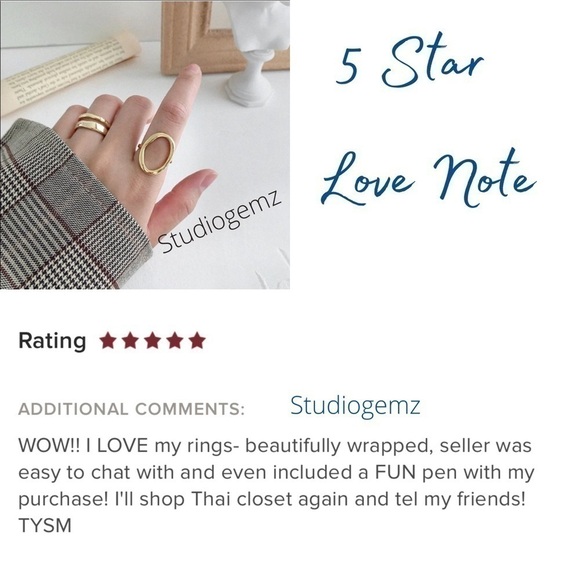 𝅺💎NEW 925 Silver / Gold Minimalist Circle Ring - Picture 12 of 12